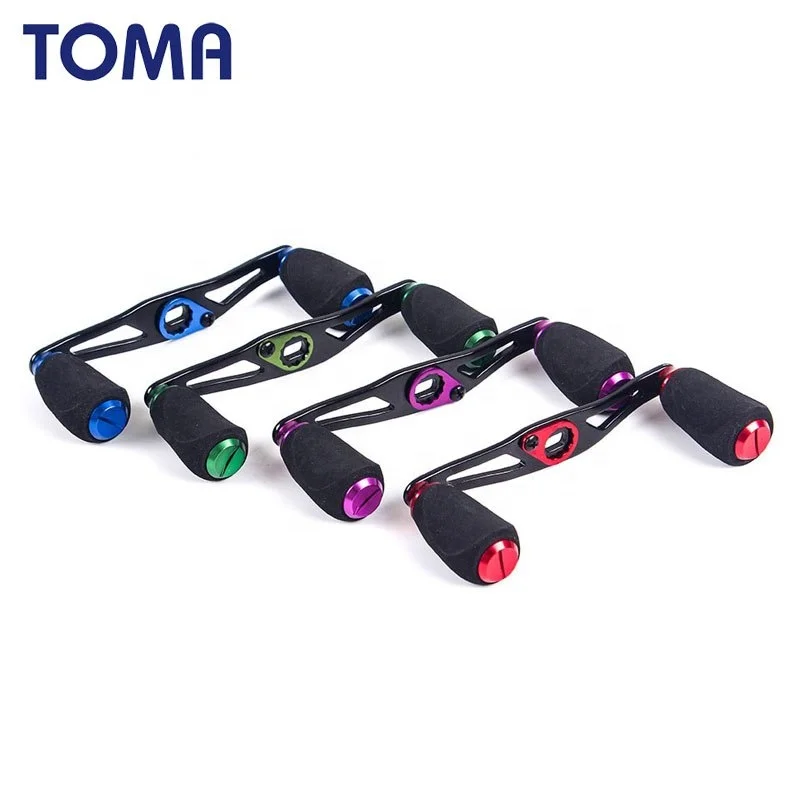 

TOMA colorful nut plate screw cap EVA knobs fishing reel handle for baitcasting reels, Perple;red;blue;green