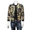 Dragon Gold Printed Spring Autumn Jacket Hip Hop Fashion Prom Party Club Outfit Men Vintage Jacket Men Bomber Oversize 5xl