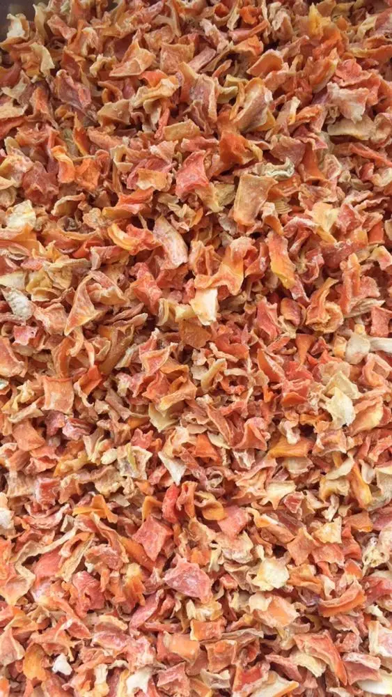 Halal Certified Dehydrated Vegetables Mix Cabbage and Carrot Sachet Packaging Bulk Packaging Dried for Soup or Instant Noodles
