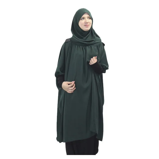 Jilbabs Two Piece Long Integrated Hijab With Skirts For Islamicwhiten ...