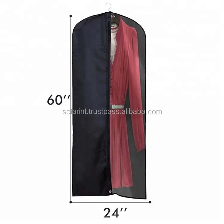 Cotton Wedding Dress Bag Canvas Bridal Dress Garment Bags Preservation