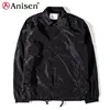 Fashion streetwear size Coaches Jacket Sport Man Jacket 100% Polyester Windbreaker Nylon Waterproof Jacket