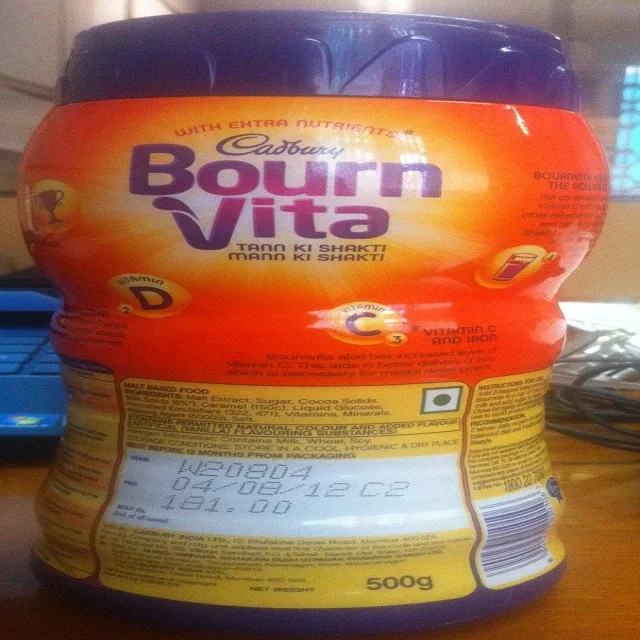 
Bournvita, Horlicks,Complan, Boost, Maltova, 