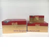 High quality Traditional Style Lacquer Box For Luxury Gift with Red Gold Color and Mother of Pearl Decor