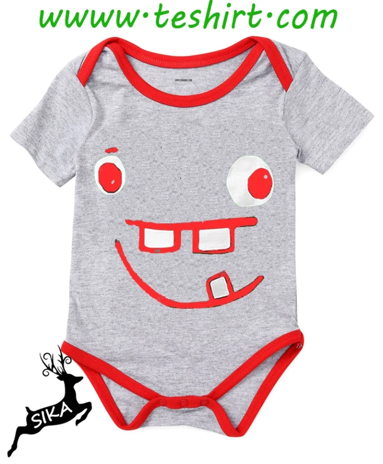 funny carton romper bodysuit