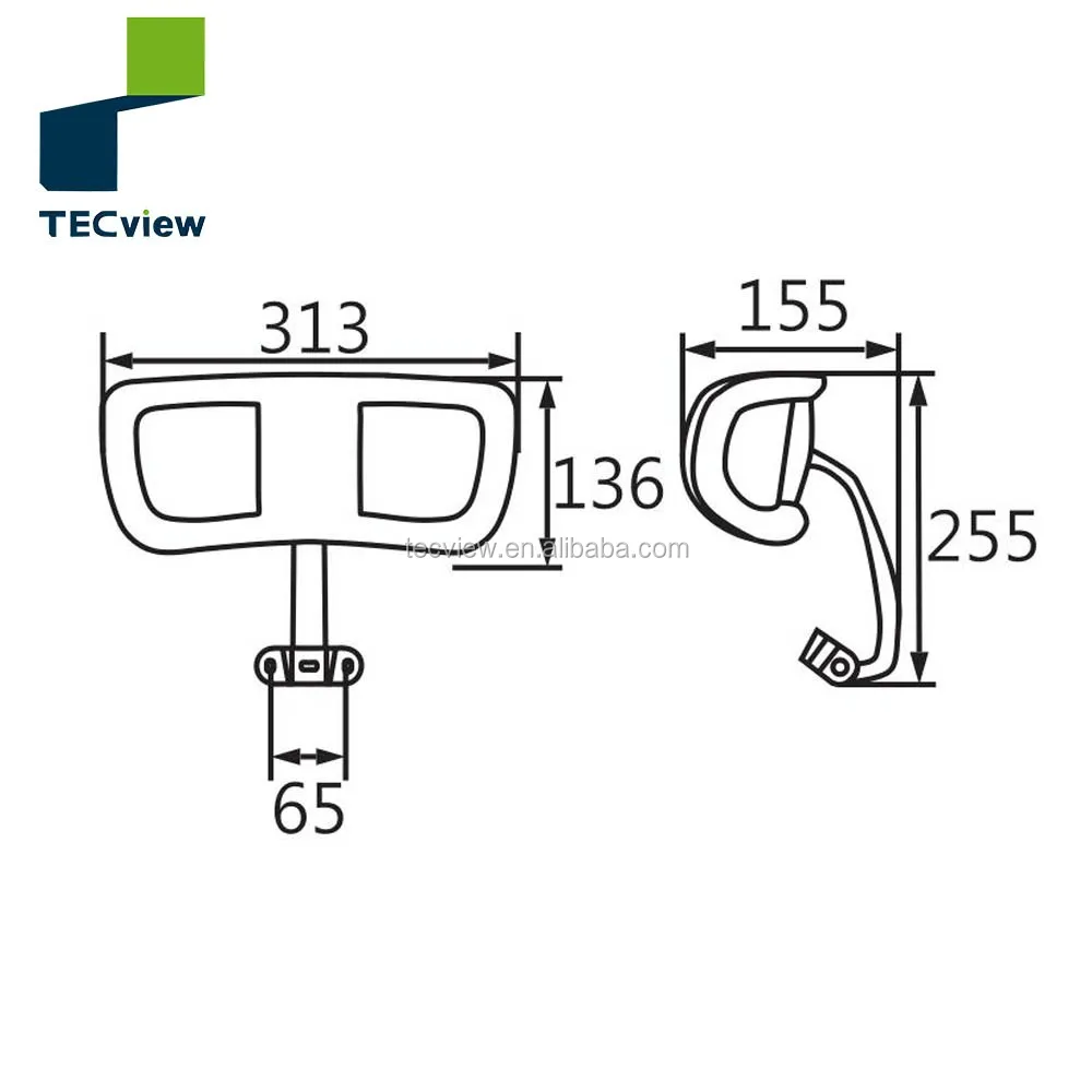 Hot Sale Nylon Pp Headrest Components Swivel Office Chair Parts Buy