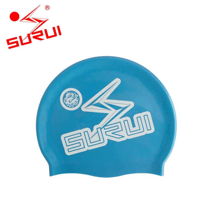 Premium Silicone Solid Waterproof Comfortable Women'S Decorative Swim Cap