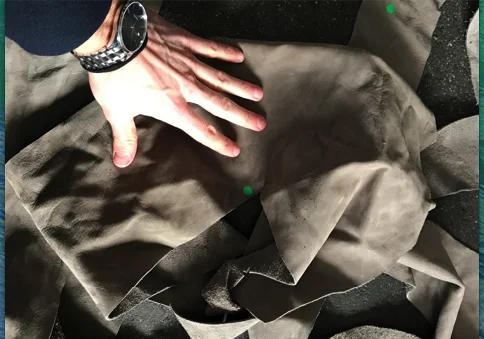 
grain nabuk scraps leather selected 