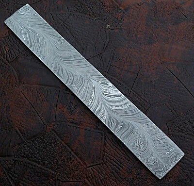 
Handmade Damascus Steel Billets Snake Feather Pattern for Knives Making 