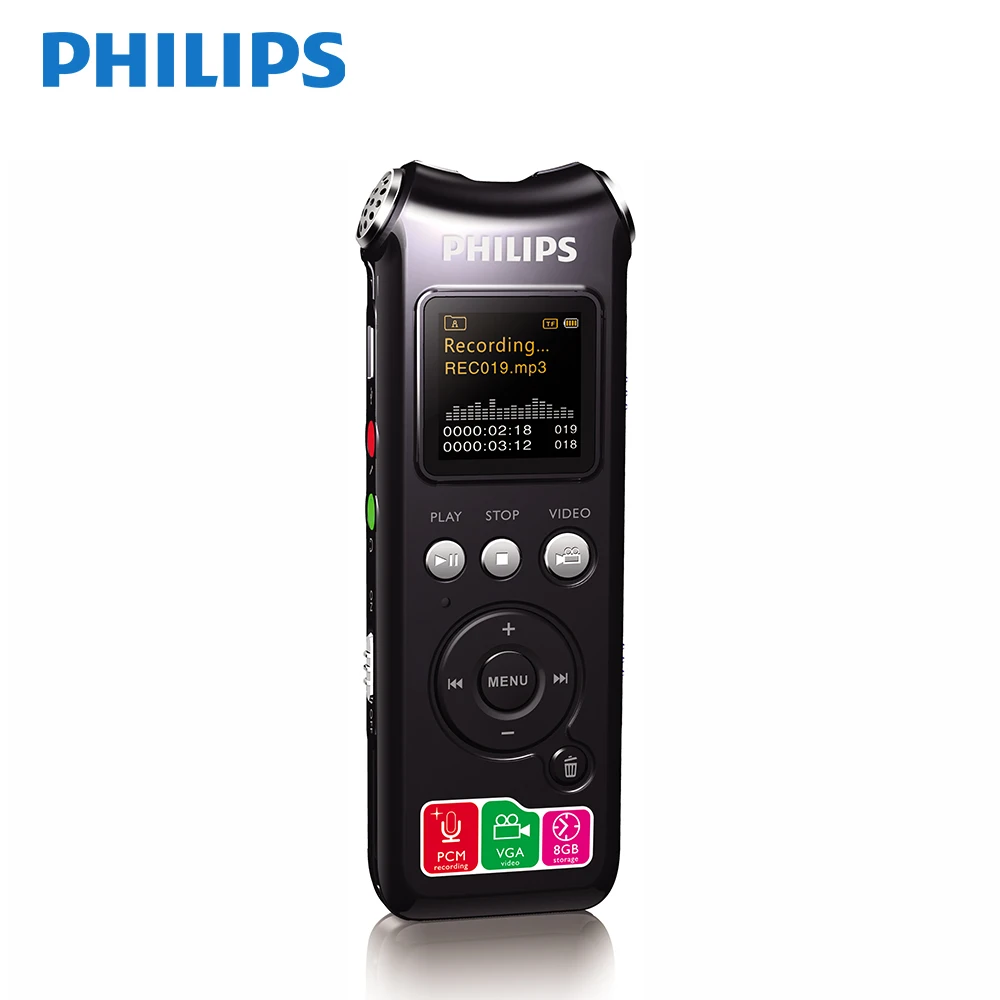 

PHILIPS 100% Original Sound Voice Recorder with Long Distance Voice Recorder