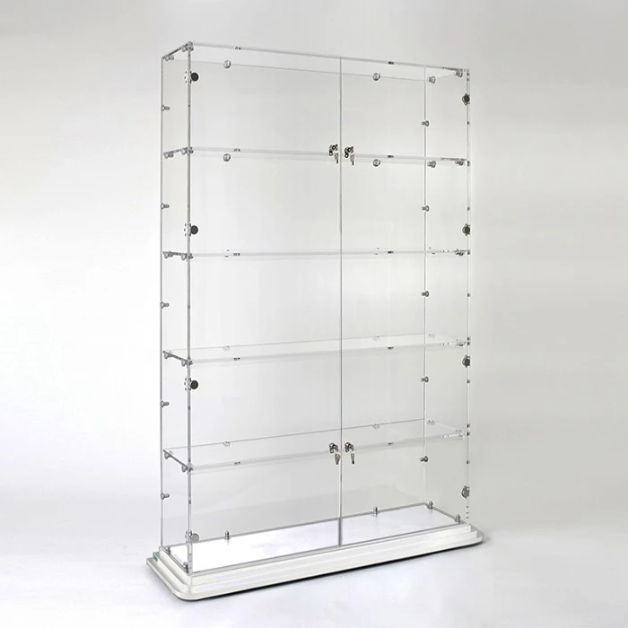 large floor standing retail acrylic rack