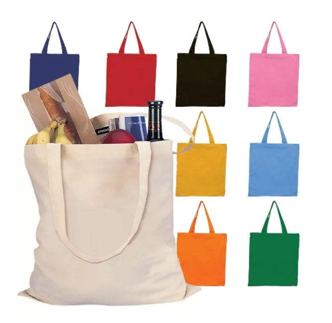 Ecobags Recycled Cotton Canvas Tote/shopping Bag With Long Handles ...