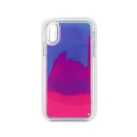 

Fluorescent Neon Colors Sand Liquid TPU + PC Phone Case for iPhoneX