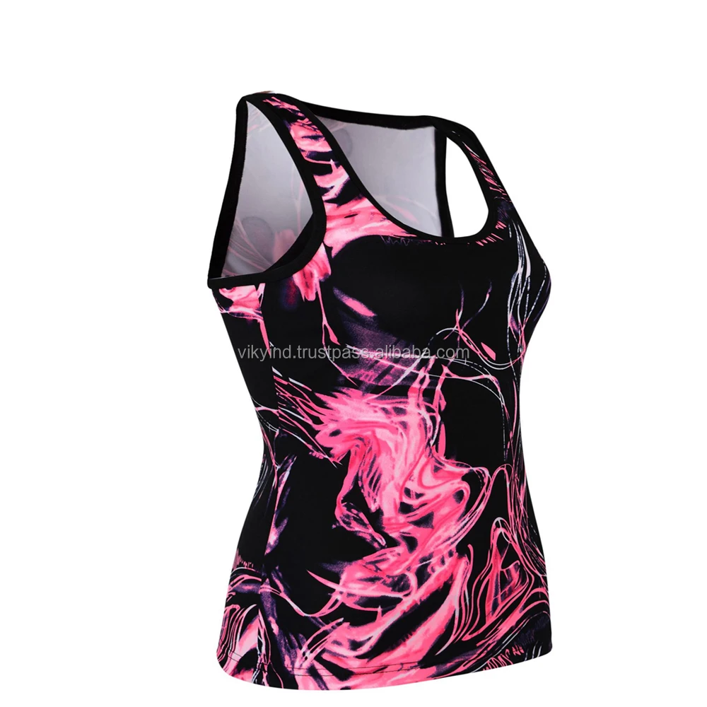 Women Sublimated Casual Custom Tank Tops View Women Sublimated Casual Custom Tank