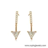 Home Try-on Free Shipping 97447 xuping copper stone drop Earring women jewelry
