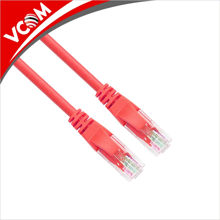 VCOM High Quality UTP FTP STP Cat5e Patch Cord Network Cat6 Jumper Cable