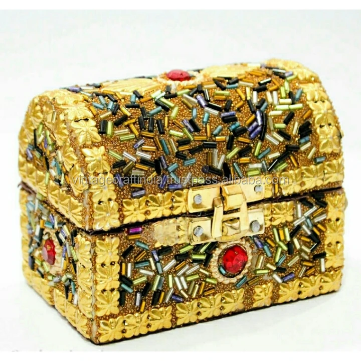 Lac Work Jewelry Box Cheap Wedding Return Gift Small Box Wedding Return