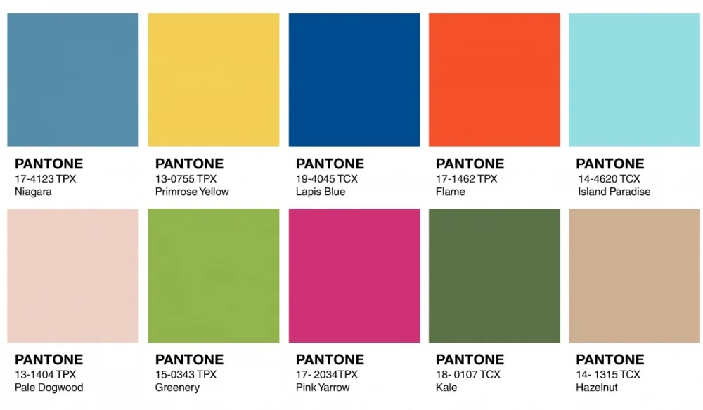 select lacquer color from pantone