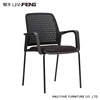 Black plastic conference room used stackable office chair stacking training room chair