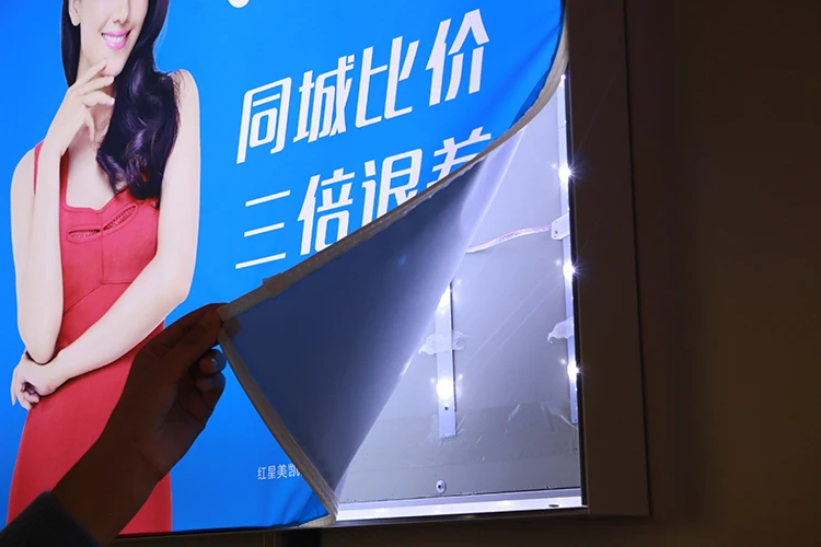 
custom high quality PVC vinyl lightbox banner poster printing for station high-speed rail station airport 