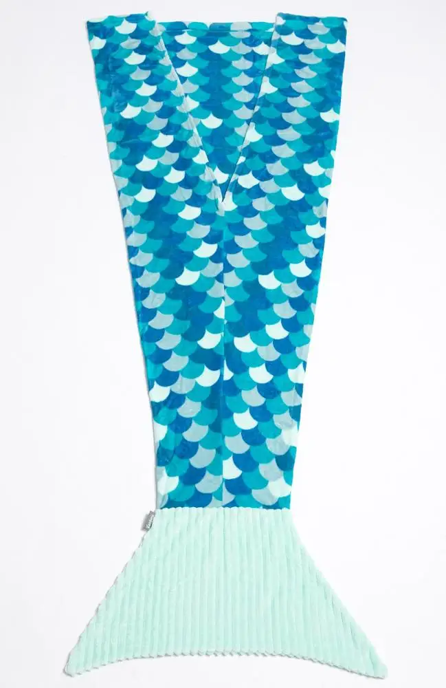 
KANGURU SIRENA MERMAID FLEECE BLANKET BLUE 