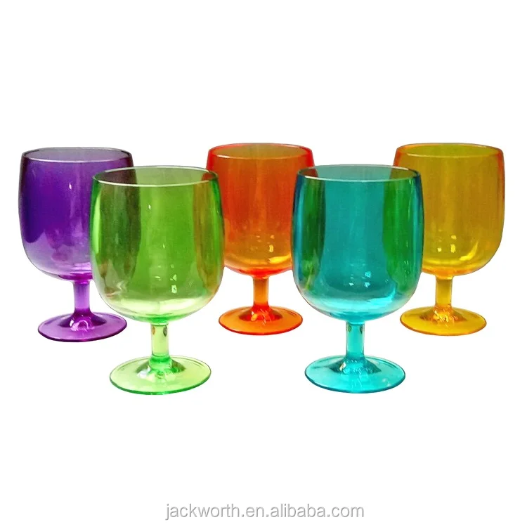 Colorful Stackable Acrylic Goblet Acrylic Tumblers - Buy Acrylic Short ...