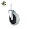 CCE Caster 4 Inch Brass Stem Caster Wheel For Furniture Wheels