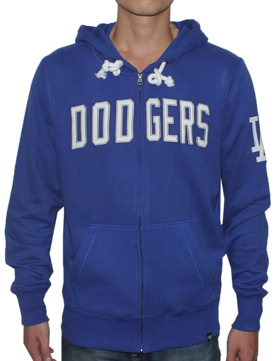 dodgers zip up hoodie mens