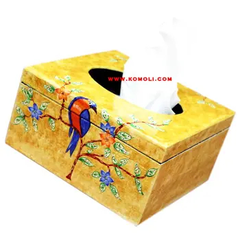 painted tissue box