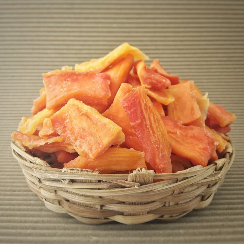 Wholesale Dehydrated Papaya Fruit Papaya Soft Dried/ Papaya Chips For