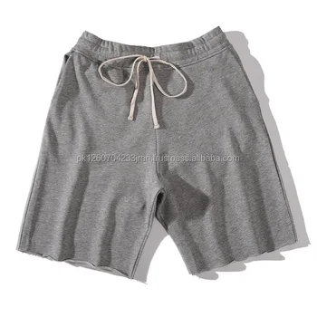 light grey sweatshorts