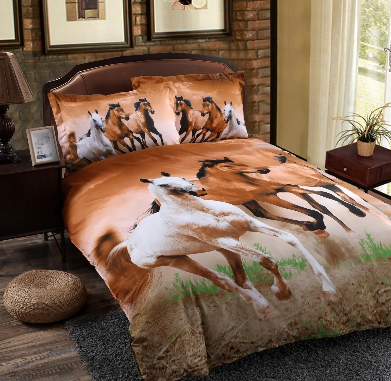 Buy Babycare Pro Galloping Horse Reactive Print Polyester 3d Duvet