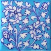 Flower Designs Home Decoration Blue Pottery Tiles