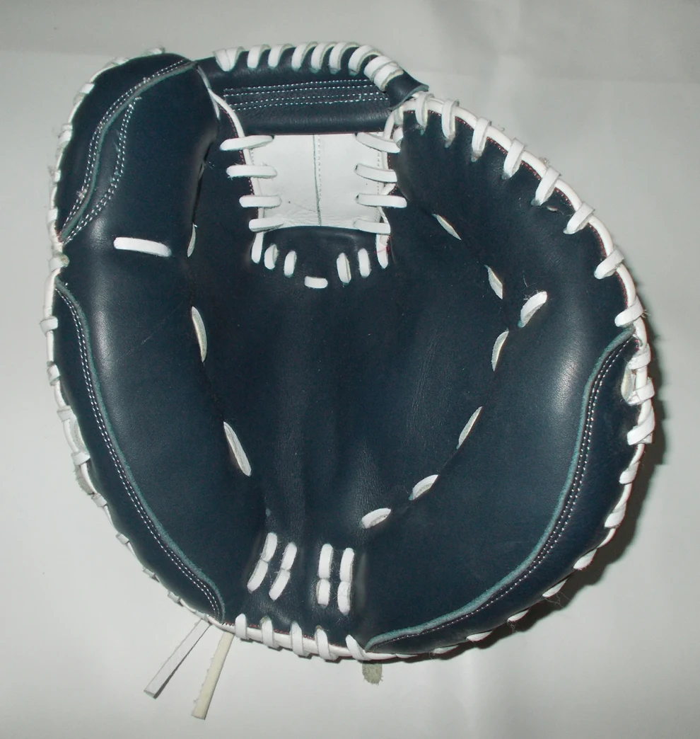 Custom Genuine Leather Baseball Catching Gloves Manufacture/genuine