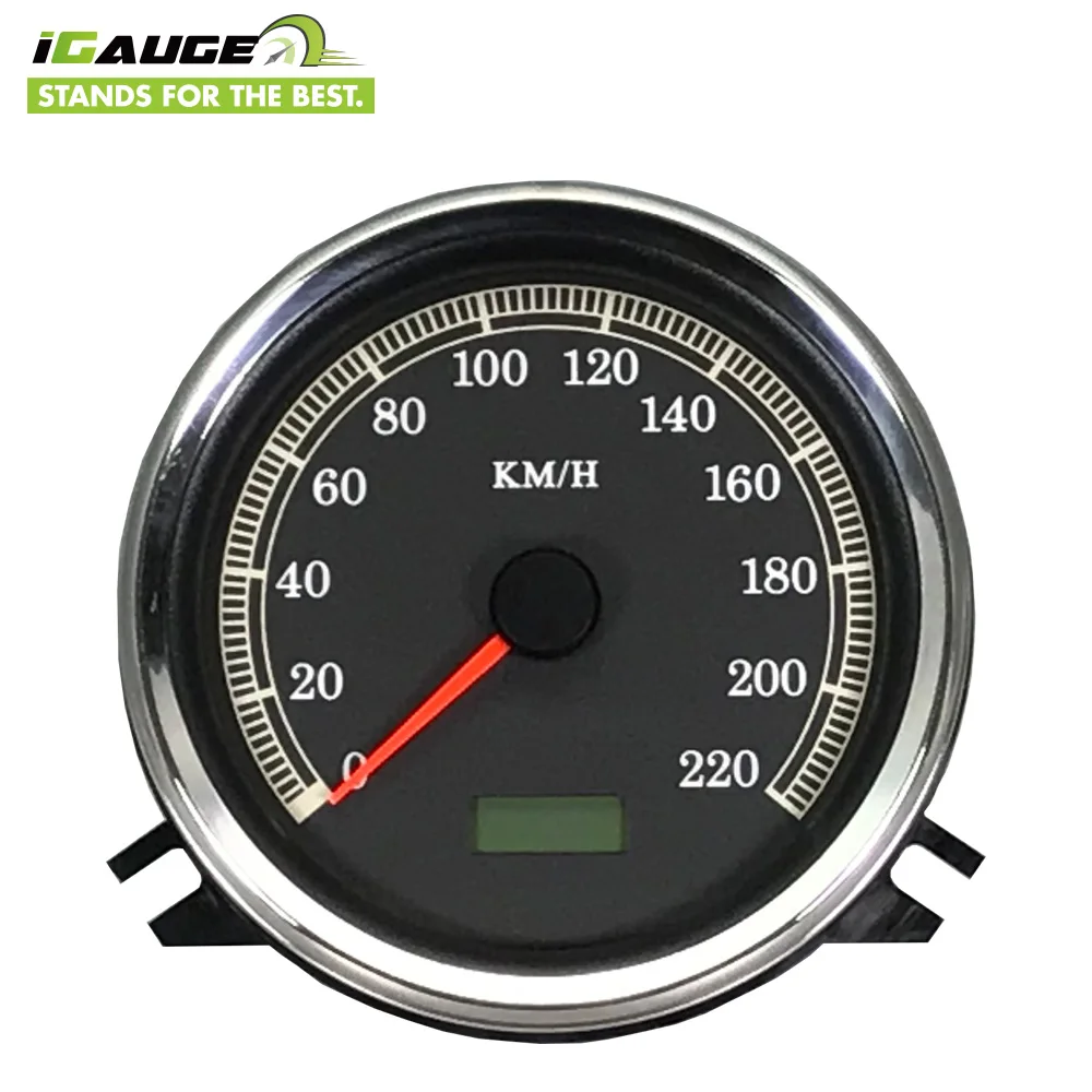 High Accuracy 125mm Odometer Display Speedometer Gauge For Motorcycle
