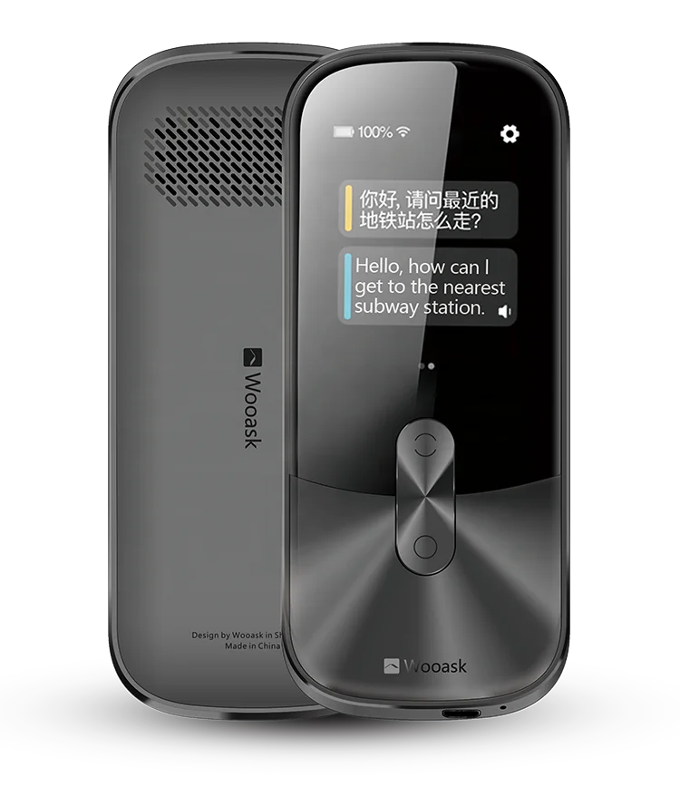 
Language Translator Machine Translation 4G WiFi Two Way Real-time Translate AI Voice Speech Translator 