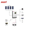 Off grid hybrid solar inverter 3000W dc24v with parallel function built in 80A mppt & 60A ac charger