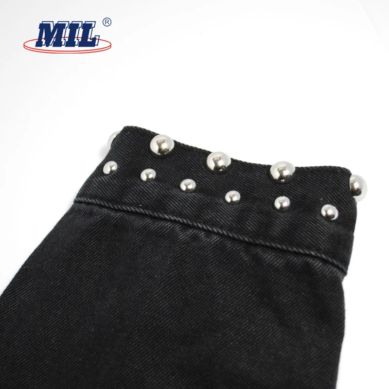 2018 hottest half wave shape jeans button rivet decorative metal brass rivets for leather bags
