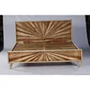 Industrial & vintage Indian old solid mango wood Partical design King bed