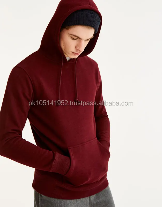 customized high quality plain slim fit 100% polyester hoodies/wholesale hoodies pullover hoodie /warm fleece sweaters and hoodie