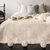 Moroccan Blanket, Handwoven on Traditional Wooden Looms with Pure Wool