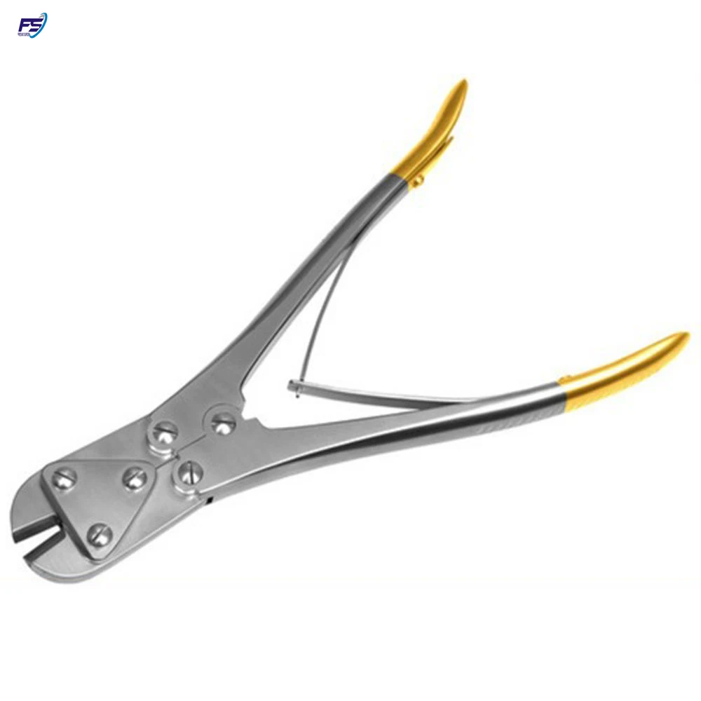 Cannulated Wire Cutter Tc Gold 18cm Cut Upto 1.5mm,Wire Cutter Tc