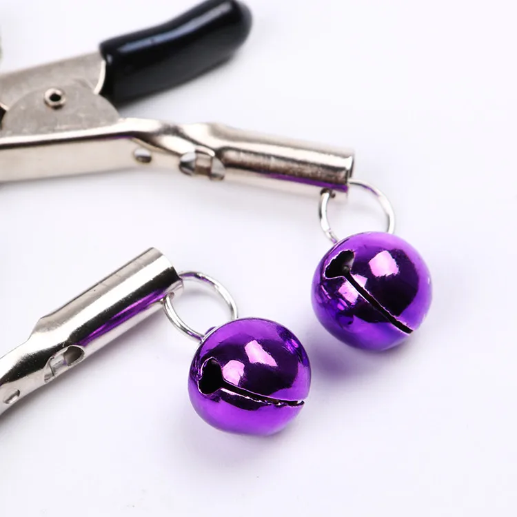 1 Bell Nipple Clamps Mix Colors Clip For Female Adult Sm
