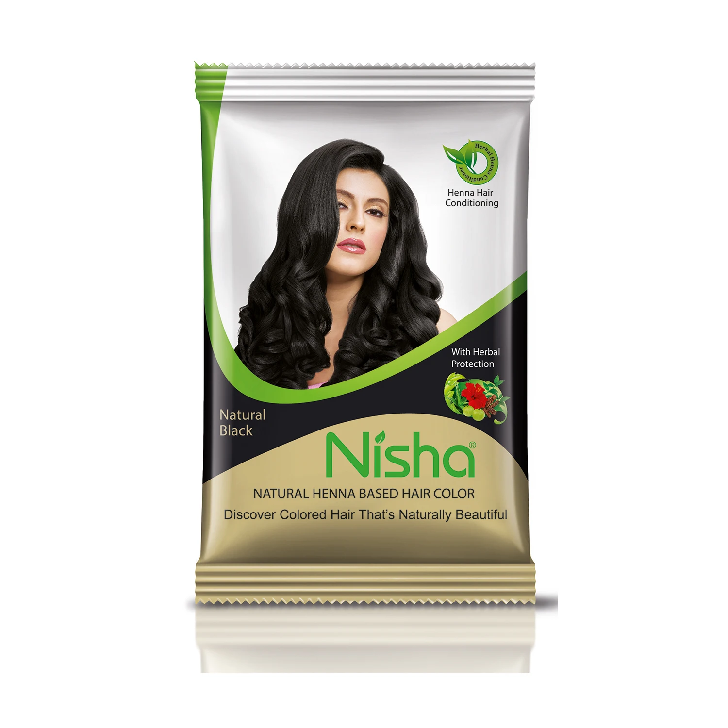 Nisha Henna Based Hair Color 10g Made From 100 Natural Henna Leaf