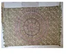 Indian hand made traditional art style rugs hand block print cotton rug