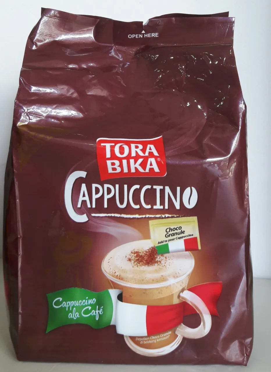 TORA BIKA Cappuccino Instant Coffee Box, Bag