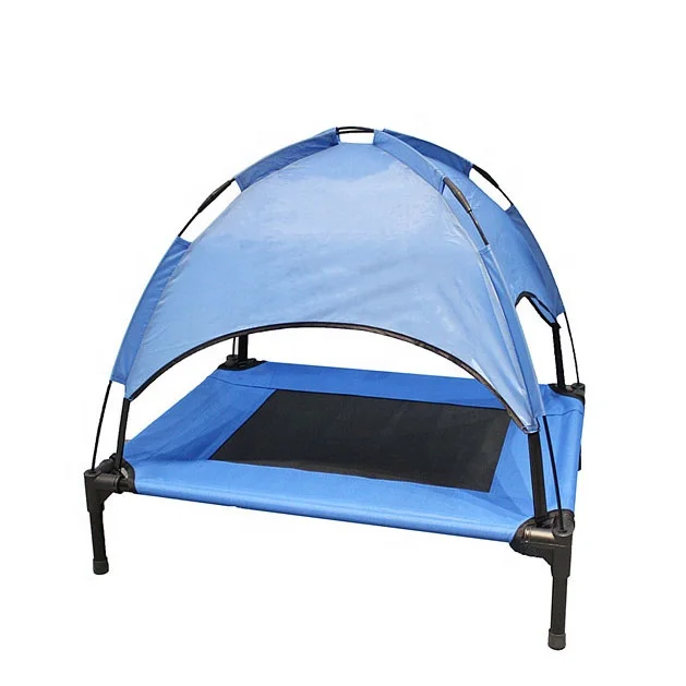 

Wholesale High Quality Outdoor Collapsible Elevated Pet House Tent Dog Tent, Red, blue, grey, camo, customized