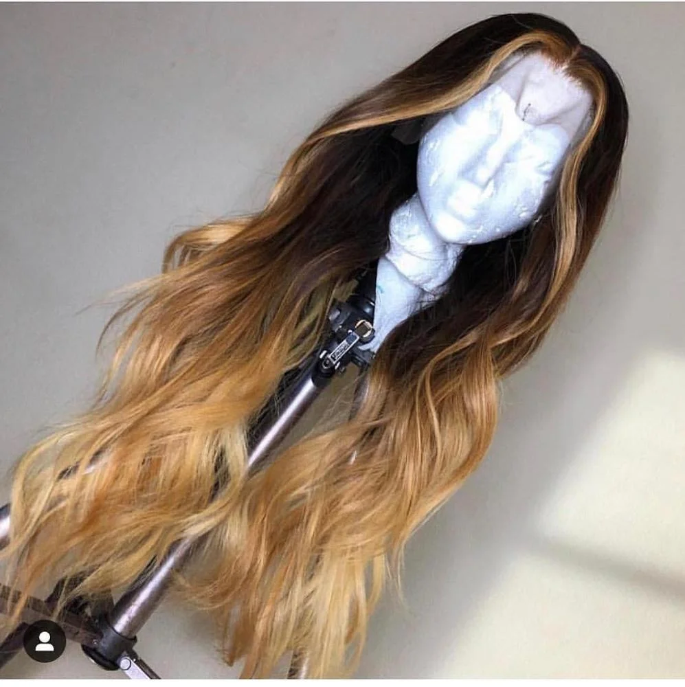 

13x6 lace front wig body wave 180%density 8-24inch gradually changing color, N/a