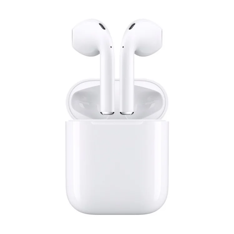 

I12 TWS wireless invisible earphone touch control Earbuds 3D Surround Sound & Charging case for IOS Android phone, White