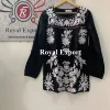 Women Custom Embroidery Women Top Basic Peasant Styling Long Sleeve Casual Lady Blouse & Top